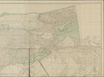 City of New York, map of the borough of the Bronx