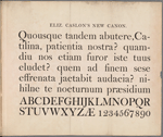 Eliz. Caslon's New Canon