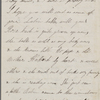 Hawthorne, Una, ALS to Elizabeth [Palmer Peabody], aunt. Oct. 29, 1853.