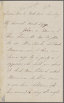 Hawthorne, Una, AL (incomplete?) to Elizabeth [Palmer Peabody], aunt. Nov. 13, 1853.