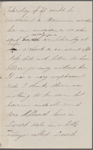 Hawthorne, Una, AL (incomplete?) to Elizabeth [Palmer Peabody], aunt. Nov. 13, 1853.