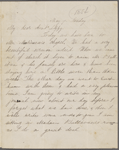 Hawthorne, Una, AL to Elizabeth [Palmer Peabody], aunt. May 7, [1854]. 
