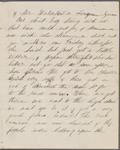 Hawthorne, Una, AL to Elizabeth [Palmer Peabody], aunt. May 7, [1854]. 