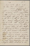 Hawthorne, Una, ALS to [Nathaniel Peabody], grandfather. Sep. 22, [1854].