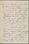 Hawthorne, Una, ALS to [Nathaniel Peabody], grandfather. Nov. 9, 1854. 