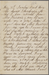 Hawthorne, Una, ALS to [Nathaniel Peabody], grandfather. Dec. 31, [1854]. Postscript by SAPH.