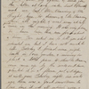 Hawthorne, Una, ALS to Elizabeth [Palmer Peabody], aunt. Mar. 16, 1855. 