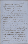Hawthorne, Una, ALS to Elizabeth [Palmer Peabody], aunt. Aug. 3, [1855]. 