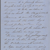 Hawthorne, Una, ALS to Elizabeth [Palmer Peabody], aunt. Sep. 12, 1855. 