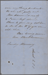 Hawthorne, Una, ALS to Elizabeth [Palmer Peabody], aunt. Sep. 30, 1855. 