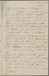 Hawthorne, Una, ALS to Elizabeth [Palmer Peabody], aunt. Jun. 3, [1856?]. 