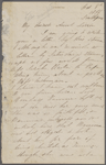 Hawthorne, Una, AL (incomplete) to Elizabeth [Palmer Peabody], aunt. Oct. 8, 1856. 