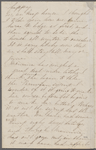 Hawthorne, Una, ALS to Elizabeth [Palmer Peabody], aunt. Jan. 14, 1857. 