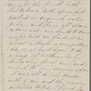 Hawthorne, Una, ALS to Elizabeth [Palmer Peabody], aunt. Jan. 14, 1857. 