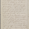 Hawthorne, Una, ALS to Elizabeth [Palmer Peabody], aunt. Jan. 27 - 29, 1857.