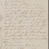 Hawthorne, Una, ALS to Elizabeth [Palmer Peabody], aunt. Jan. 27 - 29, 1857.