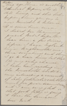 Hawthorne, Una, ALS to Elizabeth [Palmer Peabody], aunt. Apr. 7, 1857.