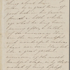 Hawthorne, Una, ALS to Elizabeth [Palmer Peabody], aunt. Apr. 7, 1857.