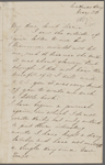 Hawthorne, Una, ALS to Elizabeth [Palmer Peabody], aunt. May 20, 1857.