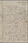 Hawthorne, Una, ALS to Elizabeth [Palmer Peabody], aunt. May 11, 1859.