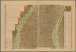 Map of the borough of Manhattan, New York City.