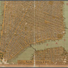 Map of the borough of Manhattan, New York City.
