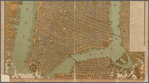 Map of the borough of Manhattan, New York City.
