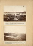 Convicts and exiles going on board prison barge at Tiumen, western Siberia, 1885;  Etape, or exile station house, on Great Siberian road in western Siberia, 1885 (K).