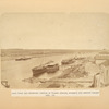 Tura river and steamboat landing at Tiumen showing steamers and convict barges 1885. (K)