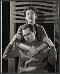Sada Thompson and Jack Dodson in the 1961 production of Under Milk Wood