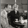 Harry Towb and Shelley Winters in the stage production Under the Weather