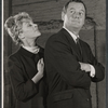 Nan Martin and Gig Young in rehearsal for the stage production Under the Yum-Yum Tree