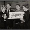 Nan Martin, Gig Young, Dean Jones and Sandra Church in rehearsal for the stage production Under the Yum-Yum Tree