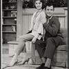 Sandra Church and Gig Young in the stage production Under the Yum-Yum Tree