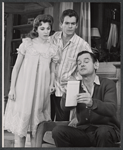 Sandra Church, Dean Jones and Gig Young in the stage production Under the Yum-Yum Tree