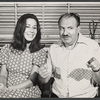 Rose Arrick and Lou Jacobi in the stage production Unlikely Heroes