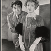 Kurt Kasznar and Natalie Schafer in the 1955 stage production Six Characters in Search of an Author