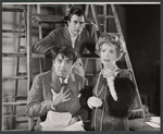 Kurt Kasznar, Francis Bethencourt and Natalie Schafer in the 1955 stage production Six Characters in Search of an Author