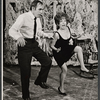 Charles Lutz and Danis Regal in the stage production The Victims