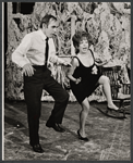 Charles Lutz and Danis Regal in the stage production The Victims