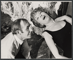 Charles Lutz and Kaye Kingston in the stage production The Victims