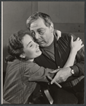 Kathleen Widdoes and Luther Adler in the stage production A View from the Bridge