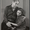 Luther Adler and Kathleen Widdoes in the stage production of A View from the Bridge