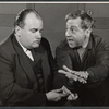Luther Adler and unidentified in the stage production A View from the Bridge
