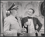 Edward Andrews and Cyril Ritchard in the stage production A Visit to a Small Planet