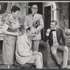 Sibyl Bowan, Philip Coolidge, Edward Andrews and Cyril Ritchard in the stage production A Visit to a Small Planet