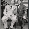 Edward Andrews and Cyril Ritchard in the stage production A Visit to a Small Planet
