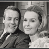 Kevin McCarthy and Dina Merrill in the pre-Broadway tryout of the stage production A Warm Body