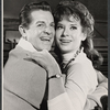 Bob Cummings and Lois Nettleton in rehearsal for the stage production The Wayward Stork