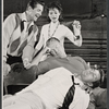 Bob Cummings, Lois Nettleton, Art Lund and Gary Pillar in rehearsal for the stage production The Wayward Stork